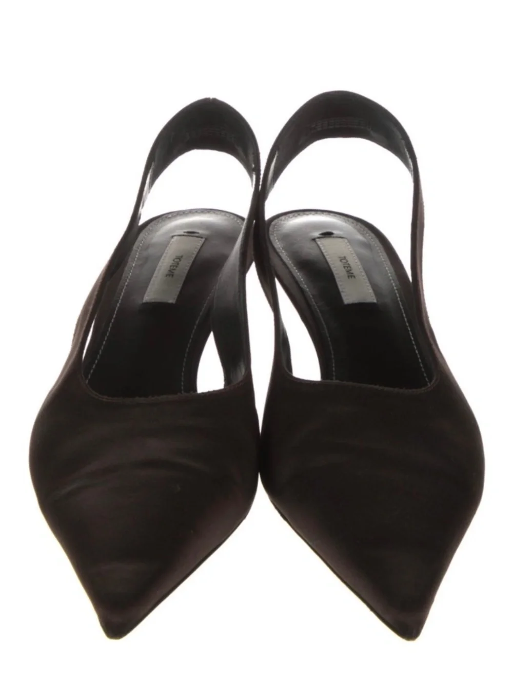 Toteme Satin Slingback Pumps